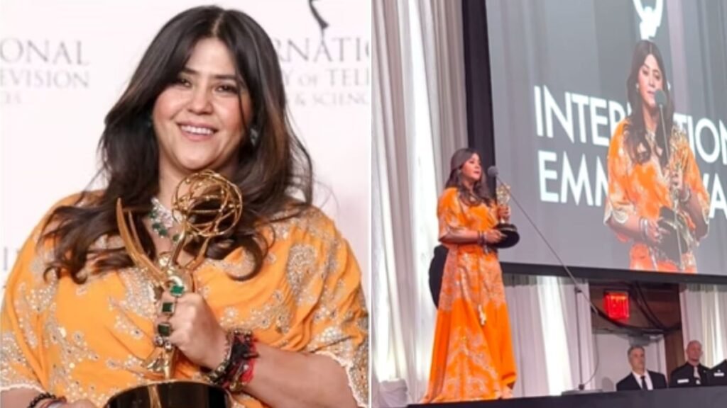 International Emmy Awards 2023: Ekta Kapoor Claims The Directorate Award.